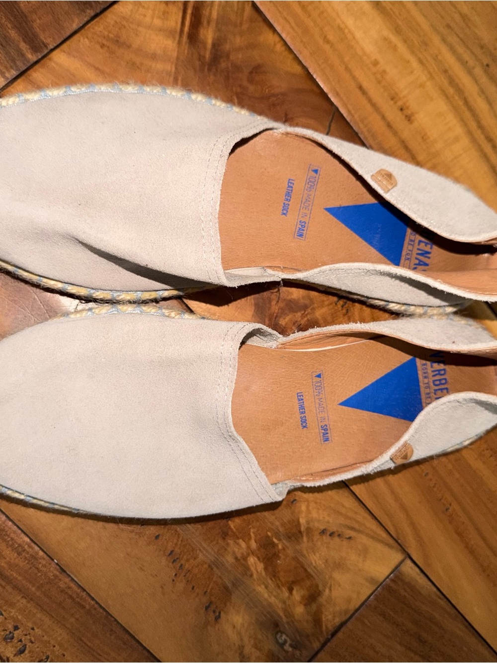 Verbenas Carmen  Suede Espadrille Slip-Ons sz 39